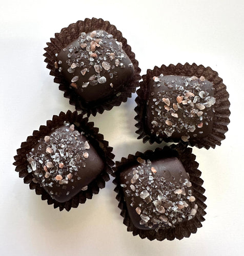 Dark Chocolate Sea Salt Caramels