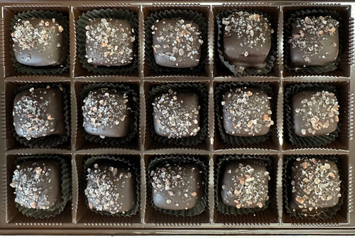 Dark Chocolate Sea Salt Caramels